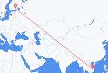 Fly fra Pleiku til Lappeenranta