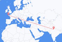 Flights from New Delhi to Brest
