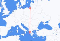 Flyreiser fra Kefallinia, Hellas til Szczytno, Polen
