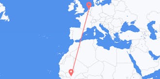 Flyrejser fra Mali til Holland
