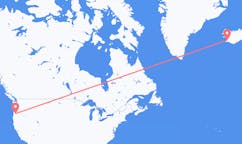 Flyreiser fra Eugene, USA til Reykjavik, Island
