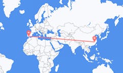 Рейсы из Шанграо, Китай в Севилью, Испания