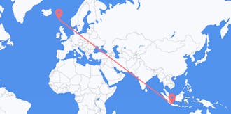 Flights from Indonesia to Faroe Islands