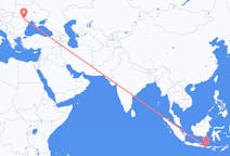 Flüge von Praya, Lombok, Indonesien nach Iasi, Rumänien