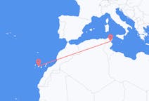 出发地 突尼斯出发地 恩菲达目的地 西班牙特内里费岛的航班