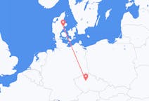 Flights from Prague in Czechia to Aarhus in Denmark
