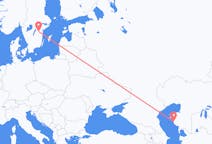 Flyreiser fra Aktau, Kasakhstan til Linköping, Sverige