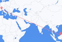 出发地 马来西亚出发地 美里目的地 意大利都灵的航班