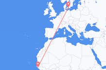 出发地 几内亚比绍出发地 比绍目的地 丹麦哥本哈根的航班