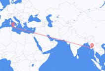 Flights from Yangon, Myanmar (Burma) to Pantelleria, Italy