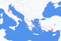 Flights from Perugia to Gazipaşa