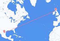 Flyreiser fra Monterrey, Mexico til Glasgow, Skottland