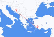 Flüge von der Stadt Dalaman in die Stadt Mostar