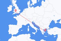 出发地 希腊出发地 斯基罗斯岛前往英格兰的布里斯托尔的航班