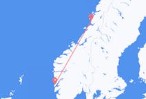 Flyg från Brønnøysund till Stord