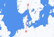 Flights from from Oslo to Hanover