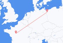 Flyrejser fra Tours, Frankrig til Stettin, Polen