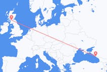Flights from Sochi, Russia to Glasgow, the United Kingdom