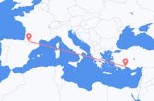 Flyreiser fra Lourdes, til Antalya