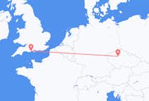 Flyg från Bournemouth, England till Prag, Tjeckien