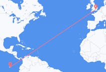Flights from Baltra Island, Ecuador to London, England