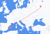 Flights from Kaluga, Russia to Ibiza, Spain