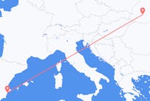 Fly fra Ivano-Frankivsk til Alicante