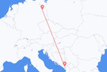 Voli from Podgorica, Montenegro to Berlin, Germania