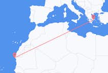 Flyreiser fra Nouâdhibou, til Athen