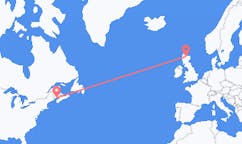 Flyg från Saint John, Amerikanska Jungfruöarna till Inverness