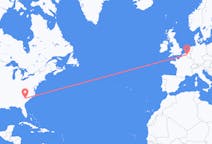 Flyg från Columbia, USA till Bryssel, Belgien