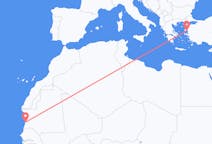 Flyg från Nouakchott till Mytilene