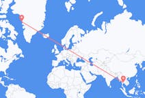 Flyreiser fra Bangkok, Thailand til Upernavik, Grønland