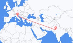 Flyreiser fra Jodhpur, India til Rimini, Italia