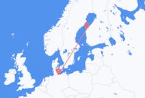 Loty z Lubeka, Niemcy do Vaasa, Finlandia