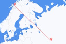 Fly fra Uljanovsk til Narvik