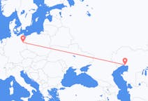 Flyg från Atyraw, Kazakstan till Berlin, Maryland, Tyskland