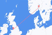 Flights from Oslo to Liverpool
