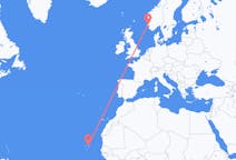 出发地 佛得角出发地 薩爾島目的地 挪威海宁格松的航班