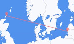 Flights from Eday, the United Kingdom to Palanga, Lithuania