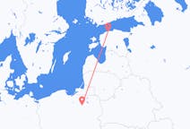 Flyg från Tallinn, Estland till Szymany, Szczytno län, Polen