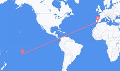 Flights from Rurutu, French Polynesia to Seville, Spain