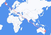Flyreiser fra Sydney i Nova Scotia, Australia, til Reykjavík, Australia