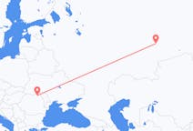 Flyrejser fra Yekaterinburg, Rusland til Suceava, Rumænien