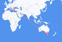 Vluchten van Hobart, Australië naar Samos, Griekenland