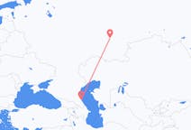 Flyrejser fra Makhatjkala, Rusland til Ufa, Rusland