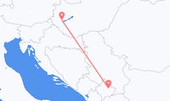 Flyg från Heviz, Ungern till Pristina, Kosovo