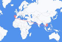 Flights from Côn Sơn Island, Vietnam to Faro, Portugal