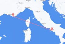 Flyrejser fra Toulon til Napoli