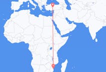 Flyreiser fra Vilankulo, Mosambik til Nevsehir, Tyrkia